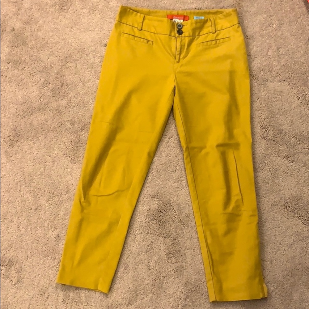 Anthropologie- mustard pants